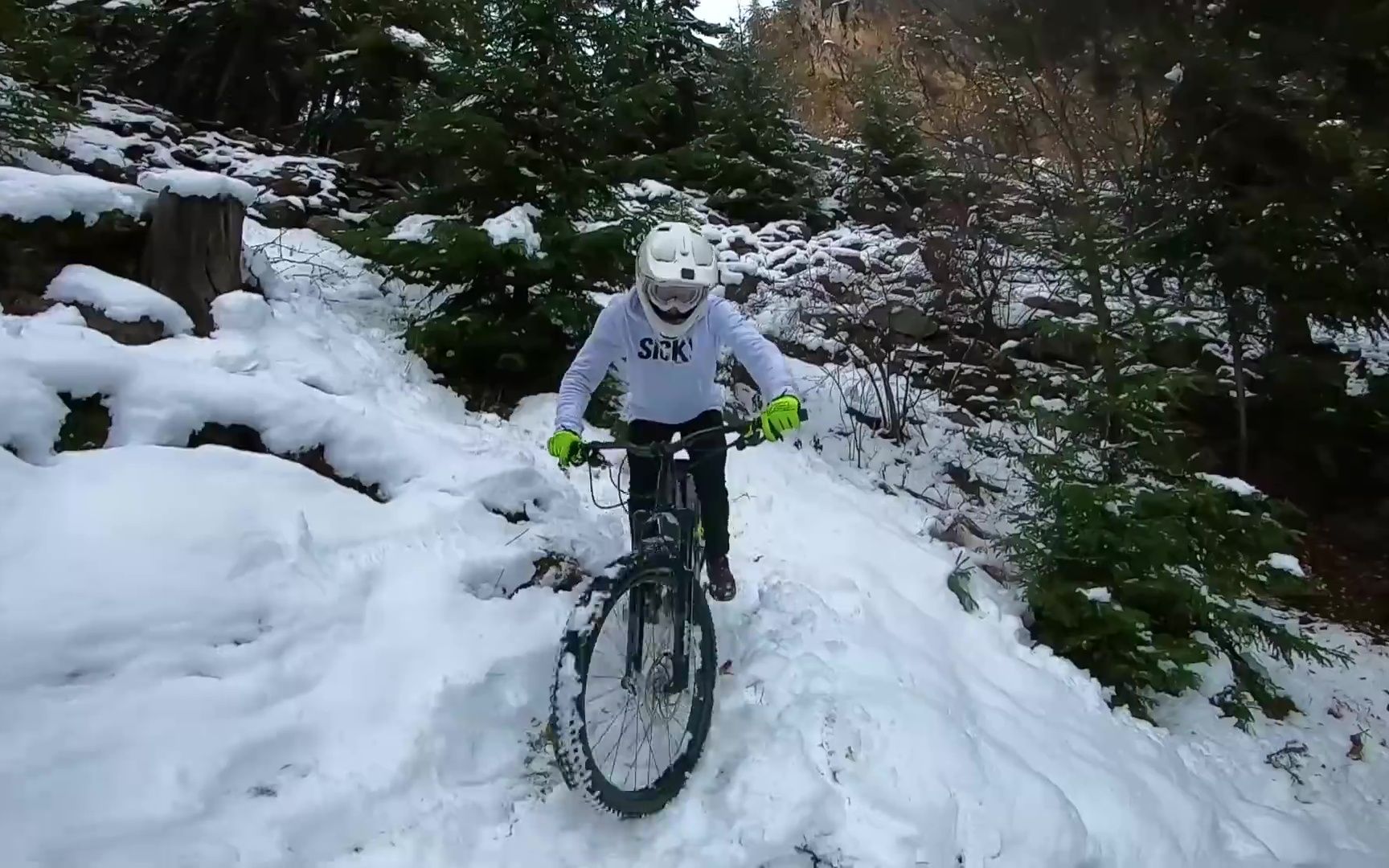 [图]如果你的山地车，没有受过雪地的洗礼，是不完整的