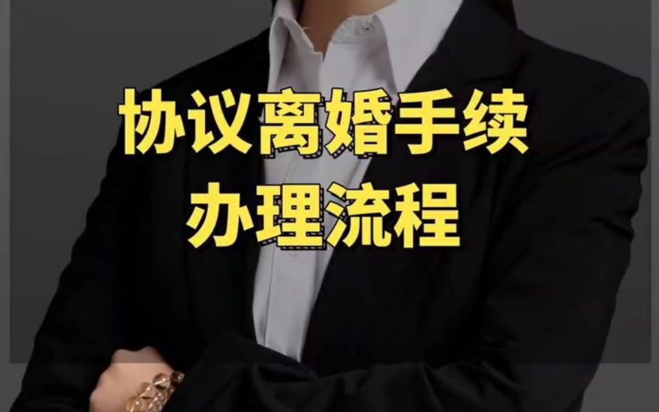 协议离婚手续办理流程哔哩哔哩bilibili