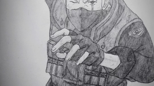 [临摹]火影忍者旗木卡卡西