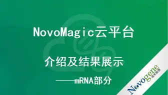 诺禾致源novomagic云平台介绍及结果展示-mRNA部分