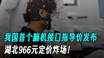 我国首个脑机接口指导价发布，湖北966元定价炸场！