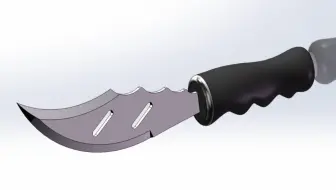 Solidworks快速建模一个匕首模型！ 难度不大，技巧满满！适合零基础小白上手！