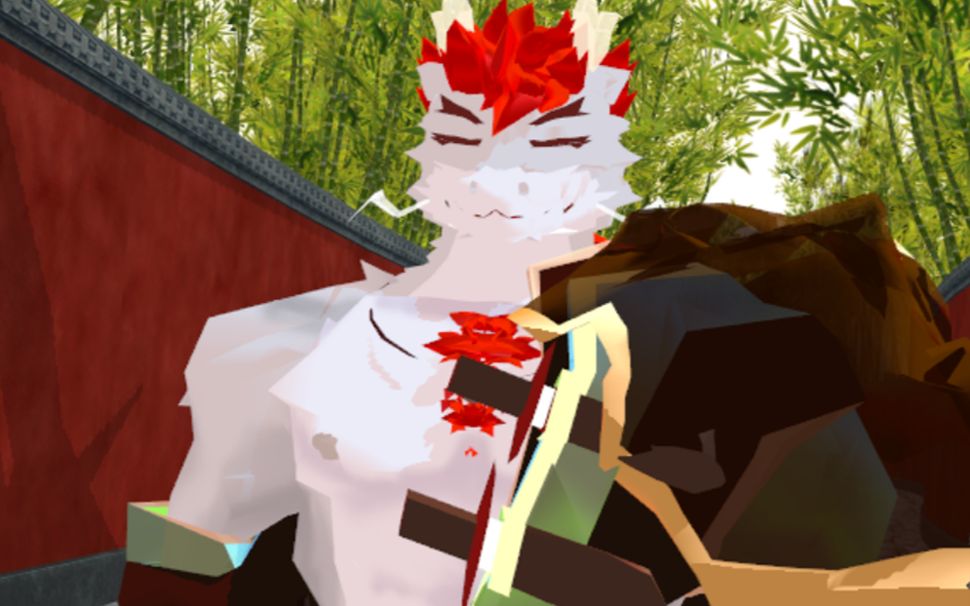 mmd龙人小红兽人模型预配布