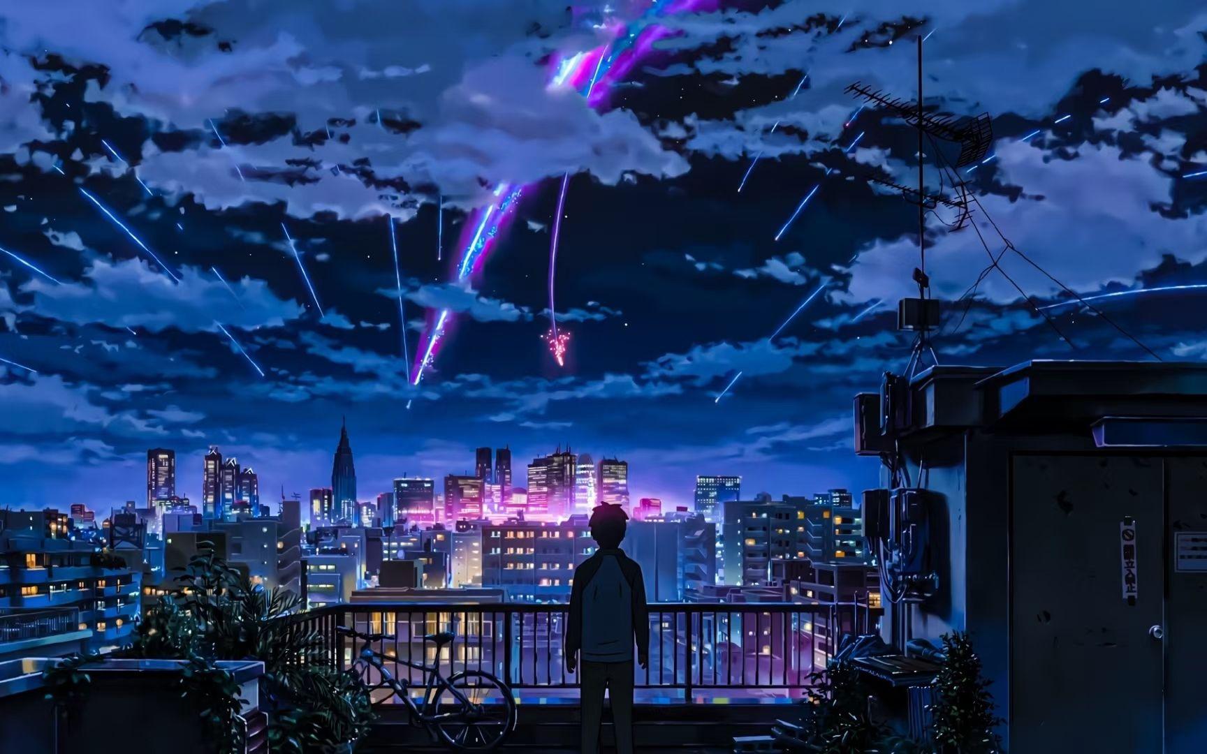 【3032 9493】动漫新海诚超清无水印城市风景素材