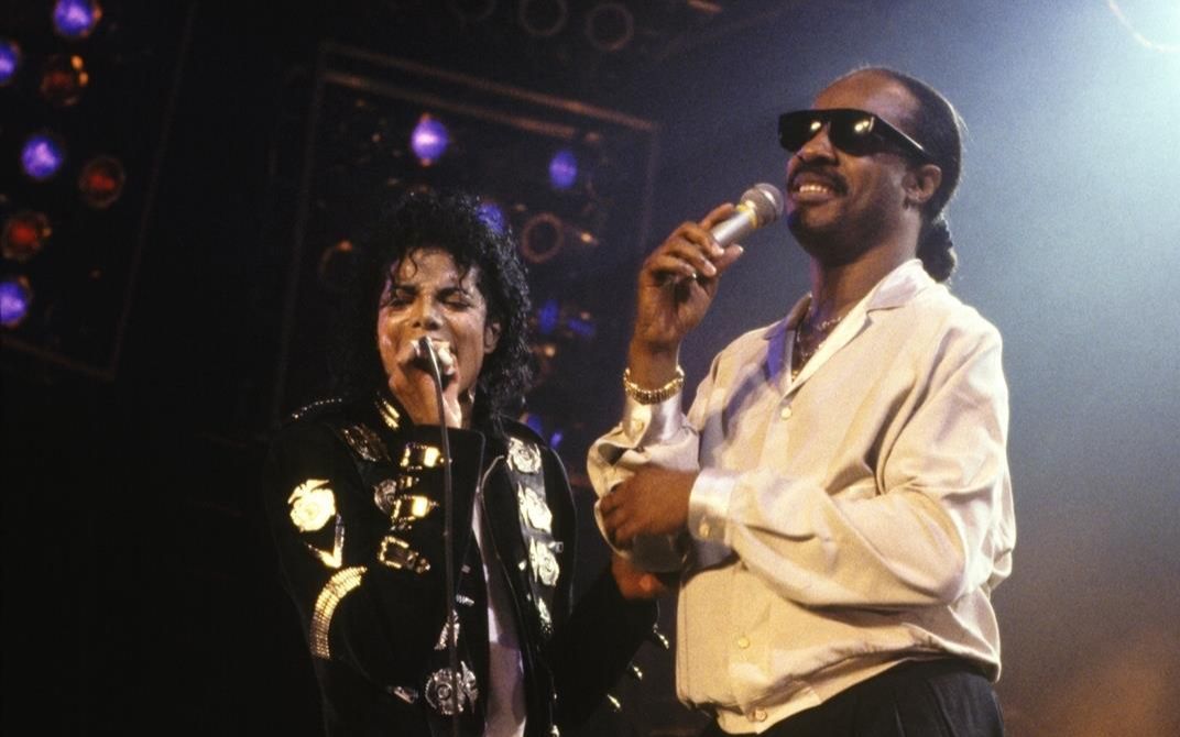 迈克尔杰克逊mj与史蒂夫旺达同台罕见舞台视频其他首次曝光片段照片你