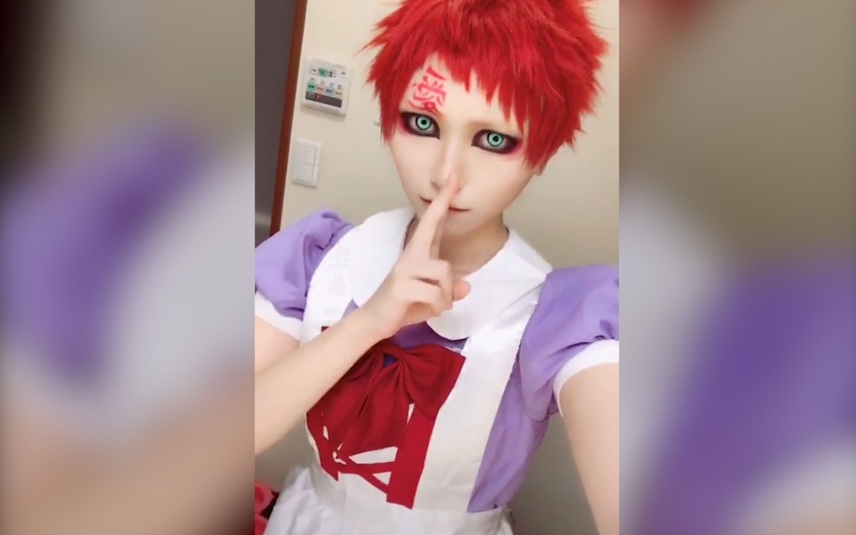 11 tiktok上日本小姐姐cosplay我爱罗,女装我爱罗你