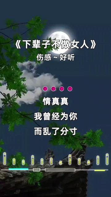 伤感音乐 #下辈子不做女人 #音乐分享