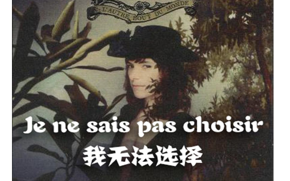 [图]【法语香颂】选择困难症患者之歌：Je ne sais pas choisir