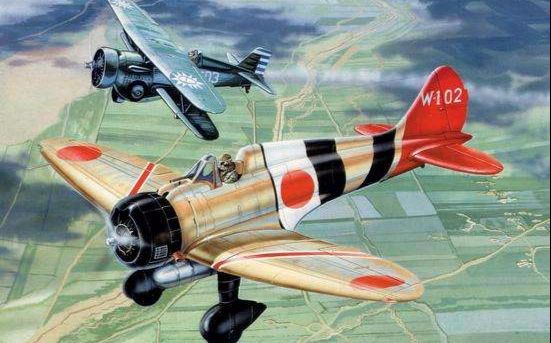 昭和九六舰战八杀 羽切松雄竟被友军击落_哔哩哔哩