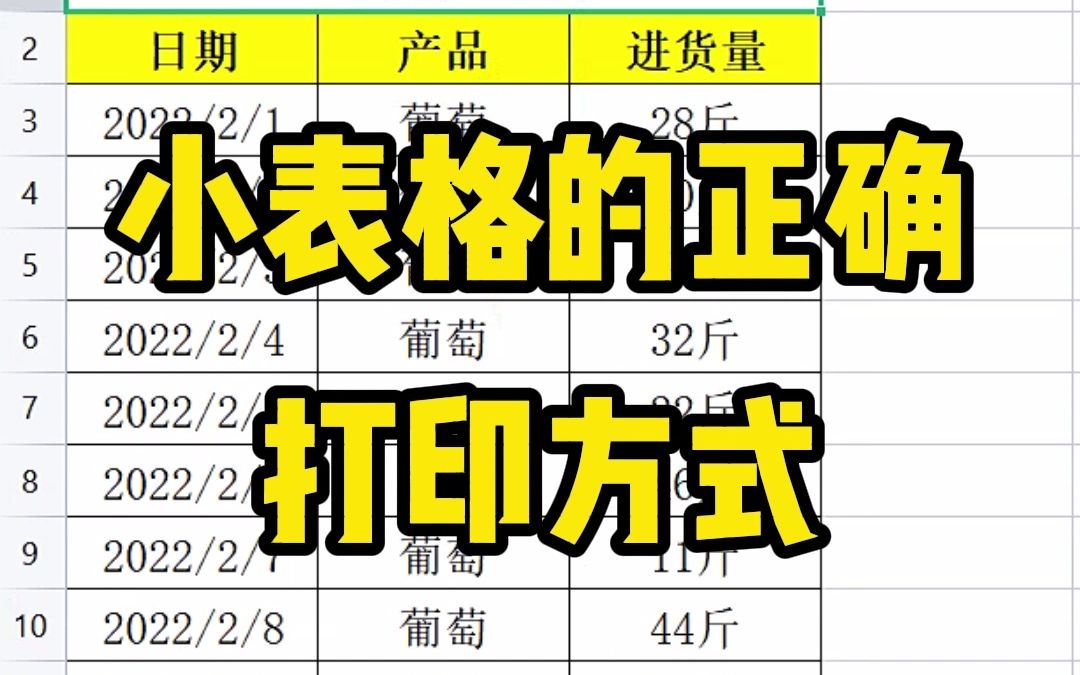 遇到需要打印小表格的情况,你还在傻傻地直接打印吗?哔哩哔哩bilibili