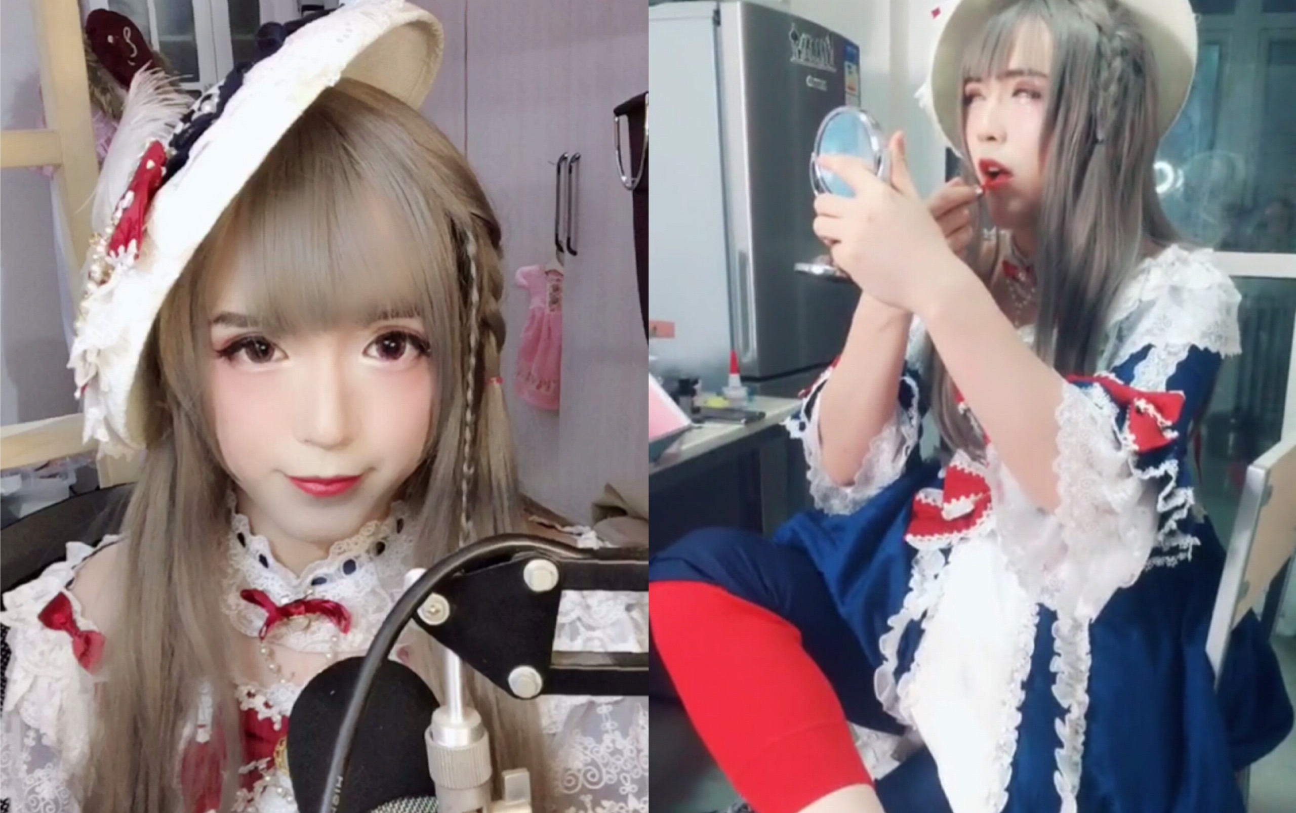 女装大佬在家穿女装原来是这个样子!_哔哩哔哩_bilibili