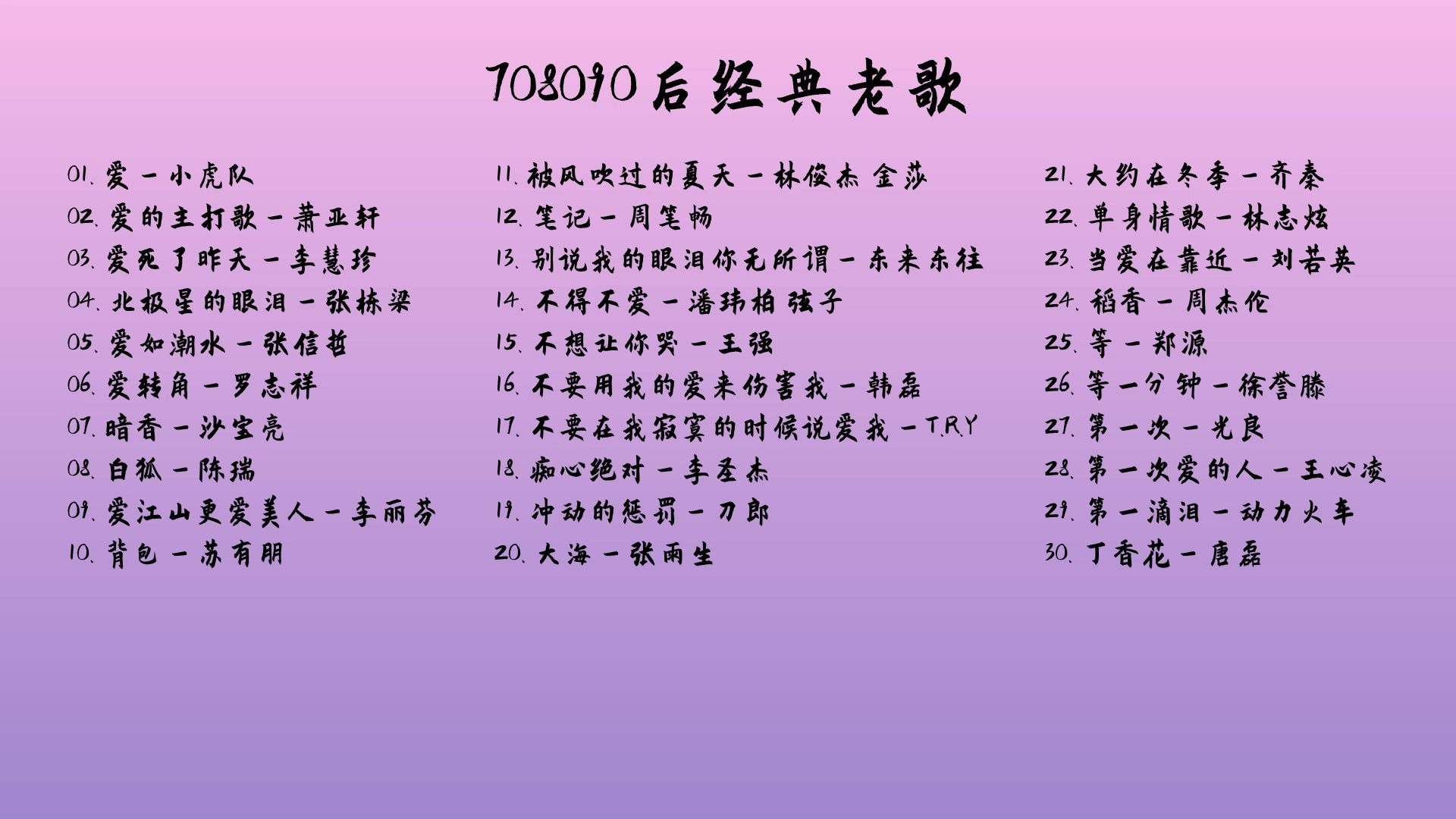 708090后经典歌曲合集二:150首一人一首成名曲 #老歌 #音乐