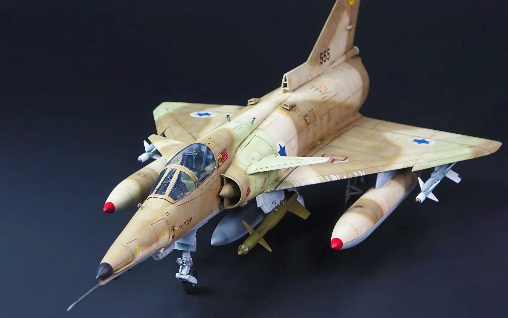 amk / 以色列空军幼狮战斗机c2/c7~模型制作(1/48)_哔哩哔哩_bilibili