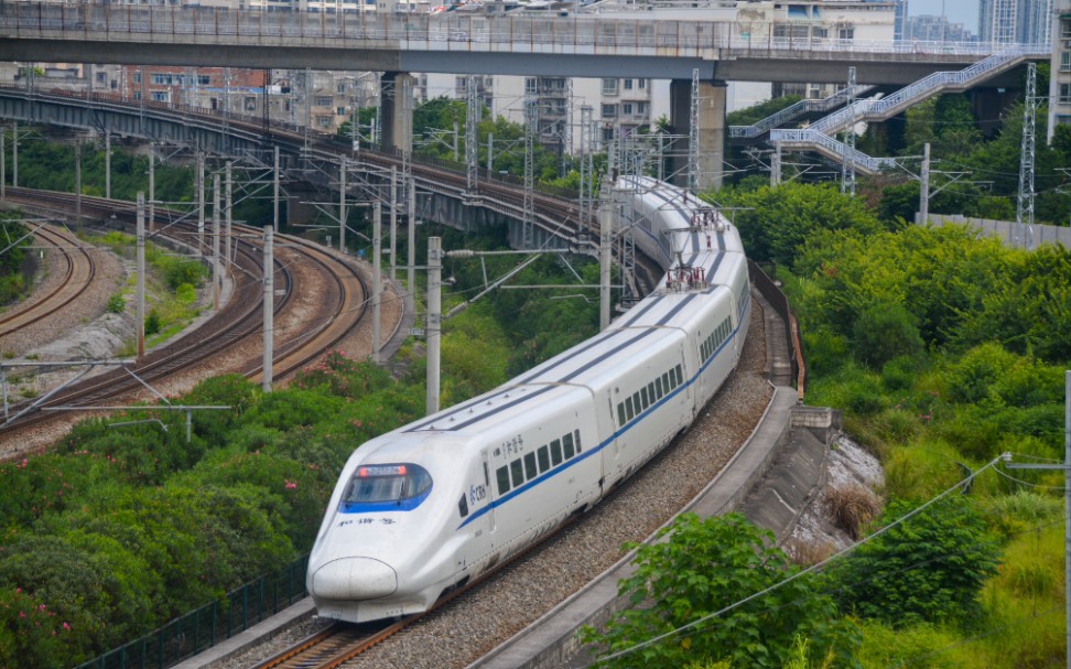 crh380al准备进入柳州站,清脆轮轨声(封面2a)_哔哩哔哩 (゜-゜)つロ