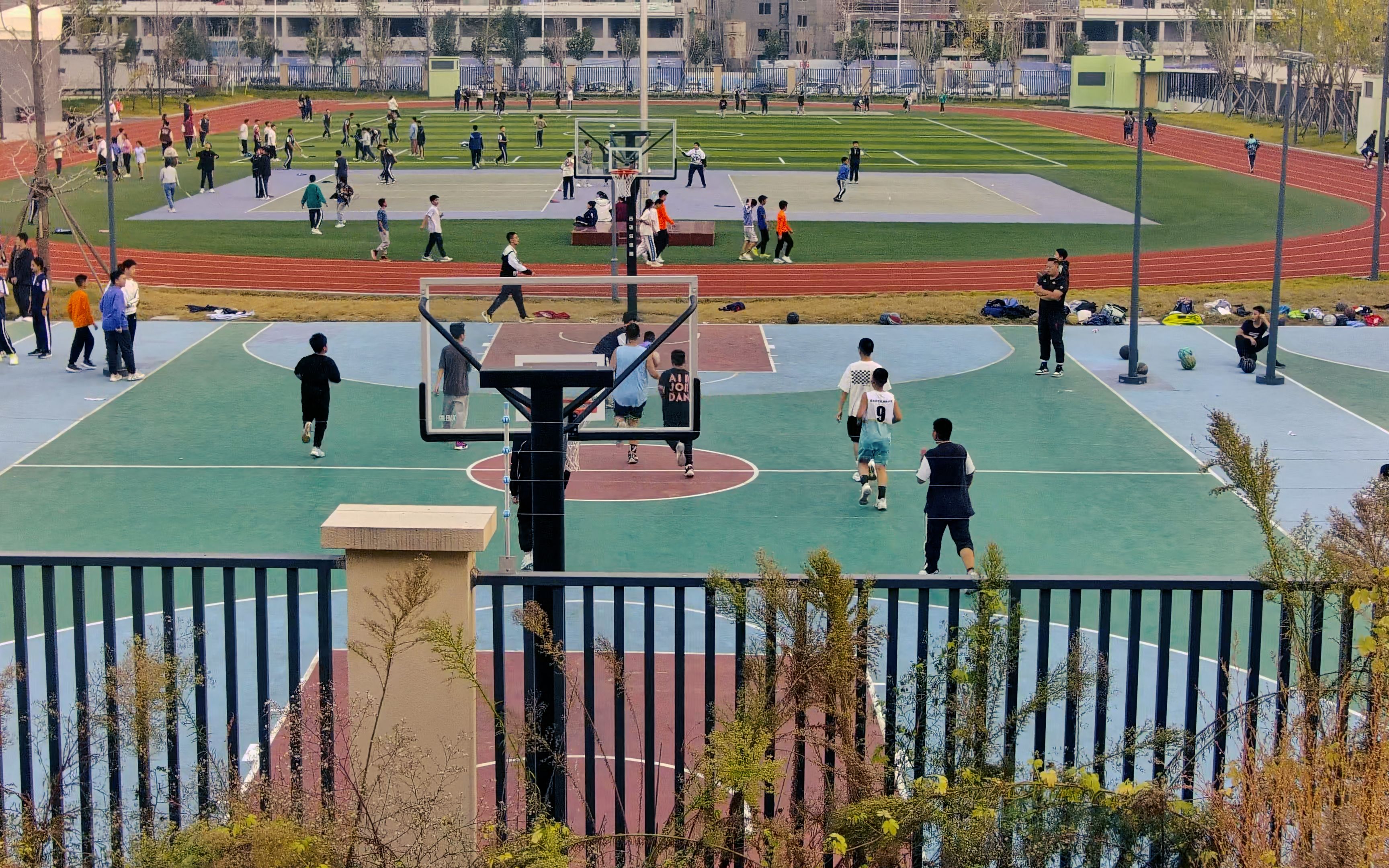 郑州市金水区文化绿城小学篮球社团课后延时训练对抗赛进球精选