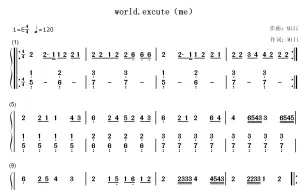 Download Video: 【简化简谱】World.execute(me)