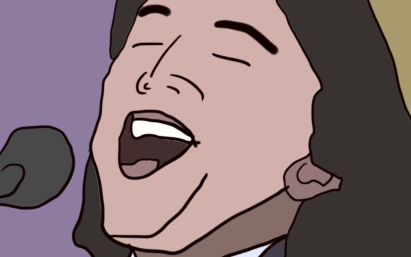 【布施明】极简画风--君は蔷薇より美しい_哔哩哔哩 (゜-゜)つロ 干杯