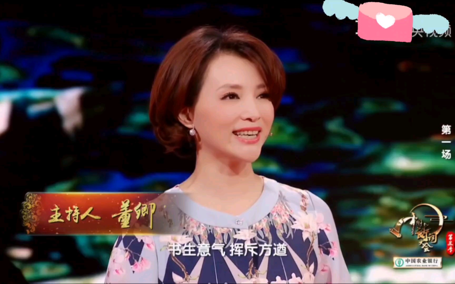 中国诗词大会第三季开场词董卿