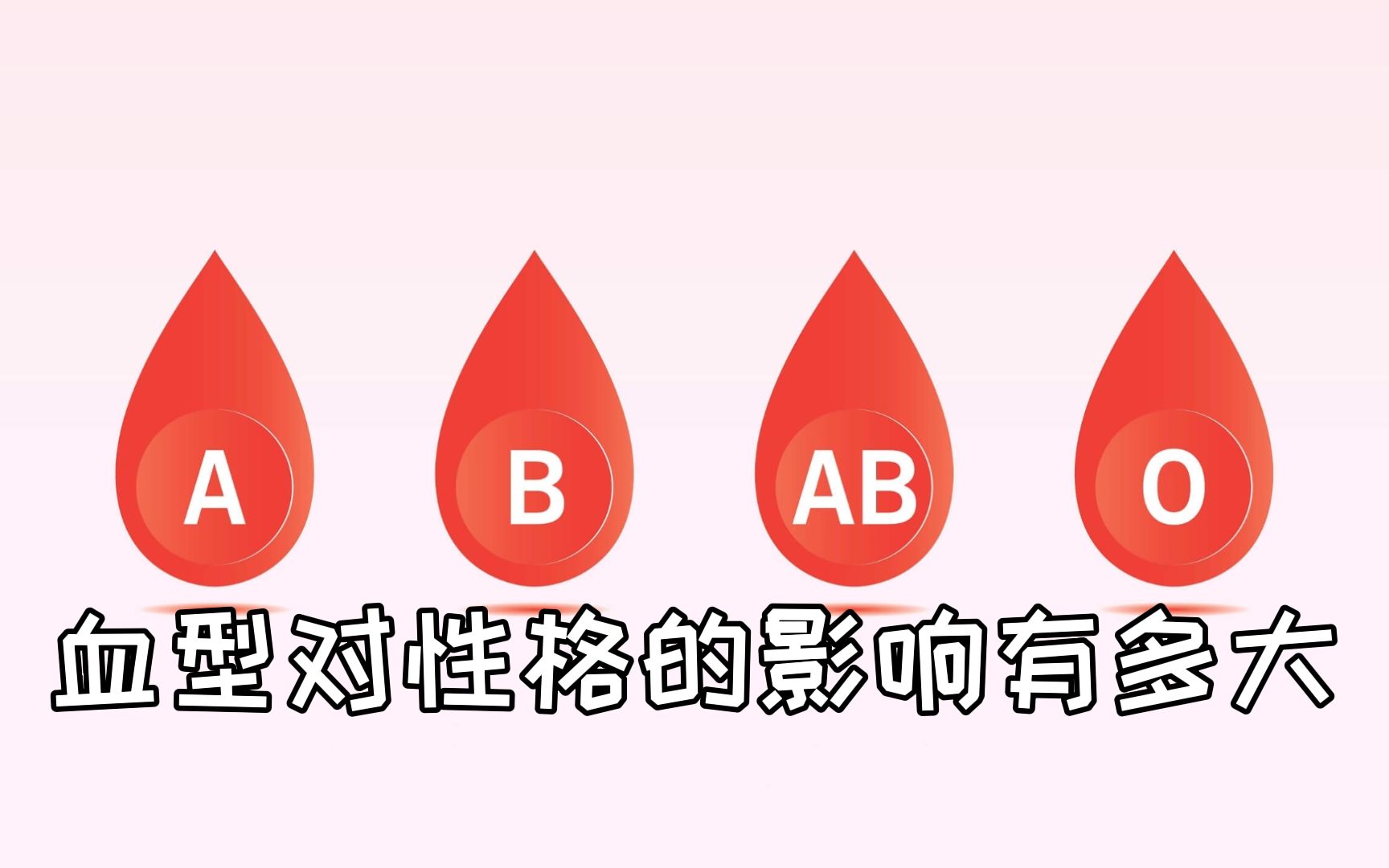 [图]血型对性格的影响有多大