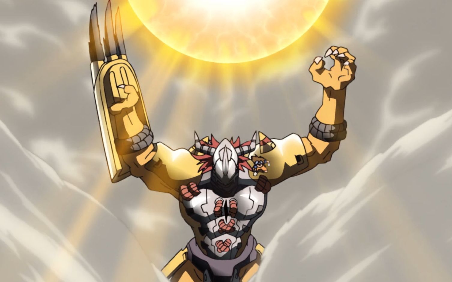 【数码宝贝】新版战斗暴龙兽vs无限龙兽,太一:"别转了,我人要没了@.@"