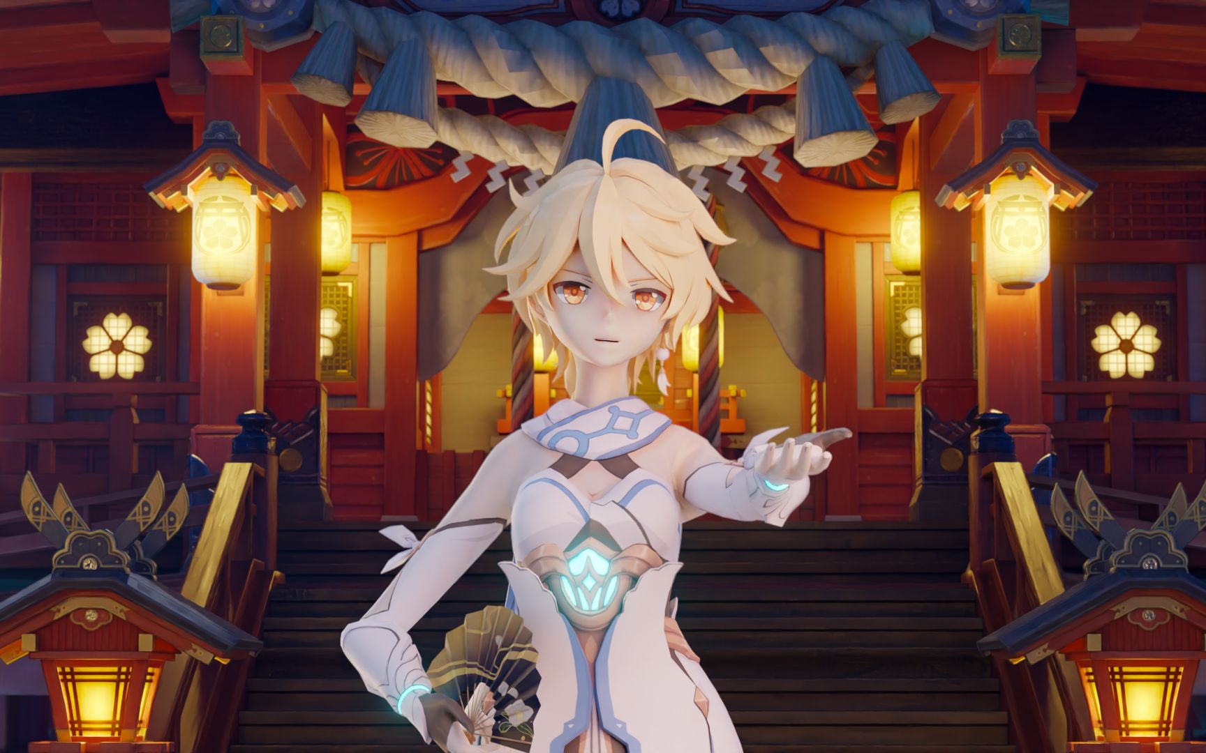 【合作/原神mmd】屑哥哥穿上妹妹的衣服给神里跳舞 请,好好看着我