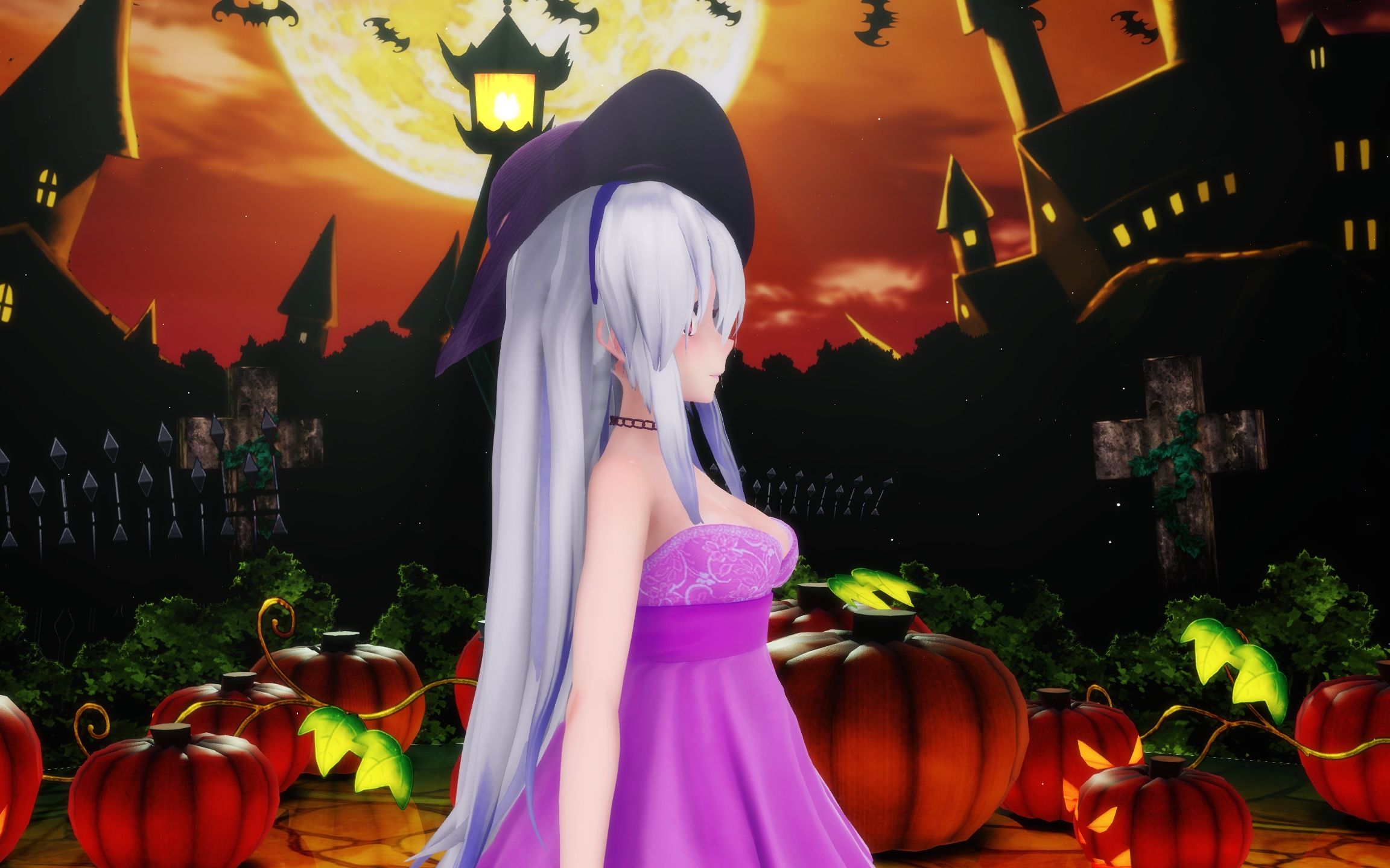 [图]【MMD】Happy Halloween（弱音HAKU）