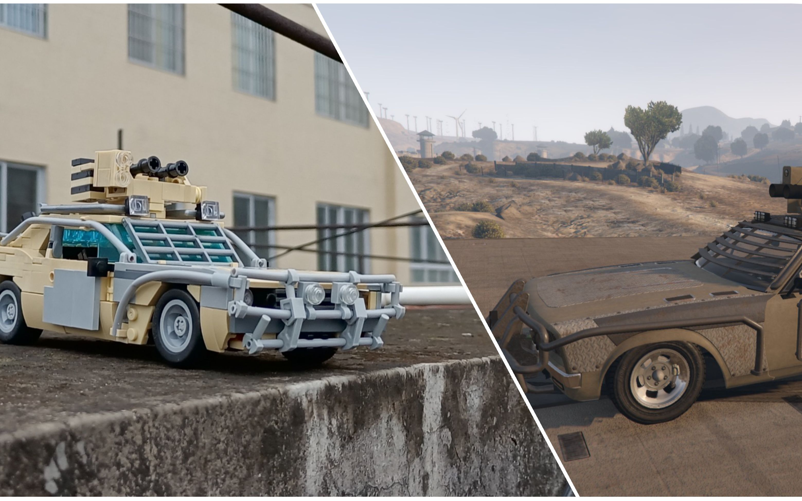 moc结构解析想要复刻一辆积木版的武装坦帕看这个视频就会了