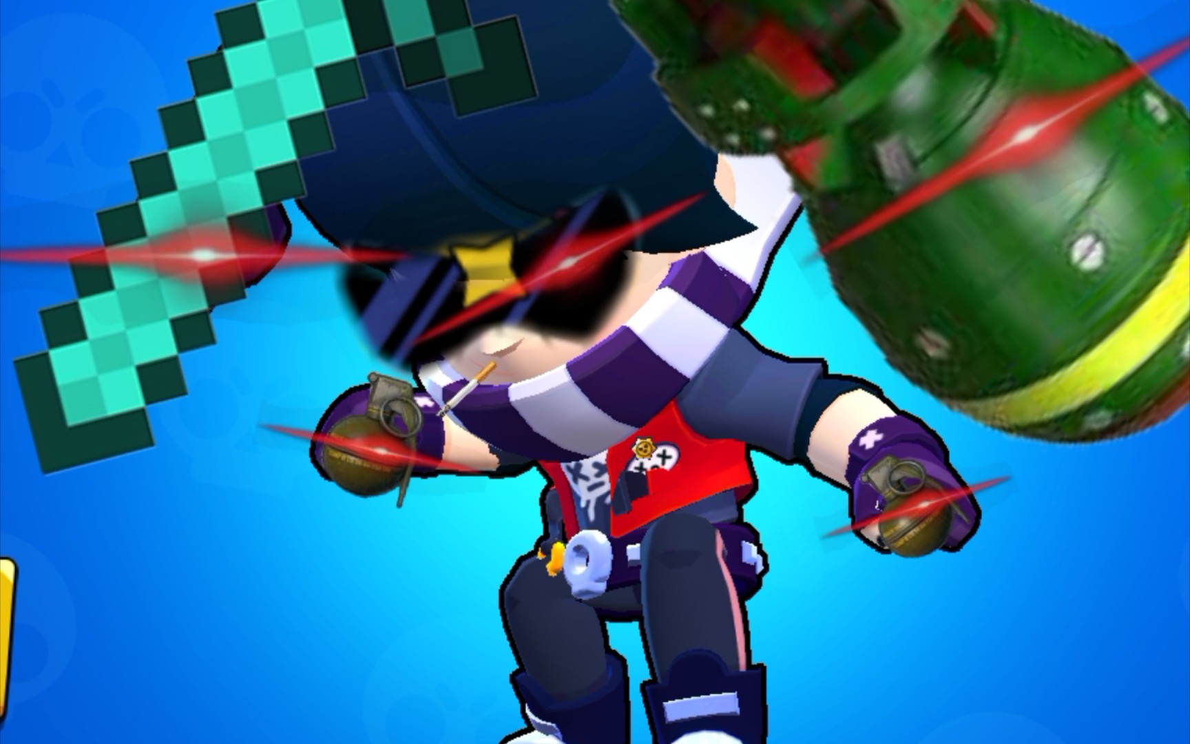 【荒野乱斗】削弱艾德加实力4连杀吃鸡