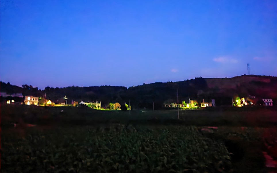 [图]上徐家的夜晚，湖南乡村的夜景