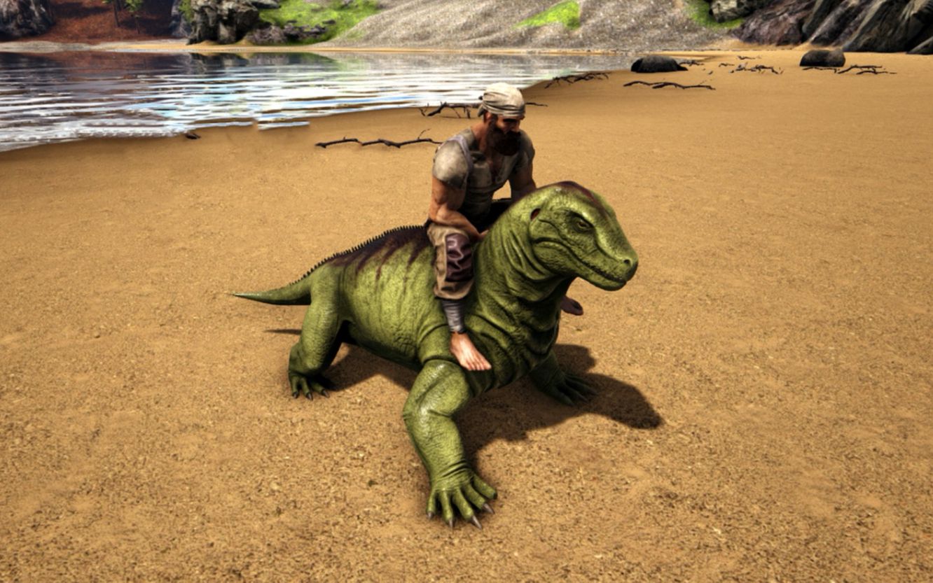 方舟生存进化灭绝07驯服不起眼的麝足兽技能让我对它刮目相看