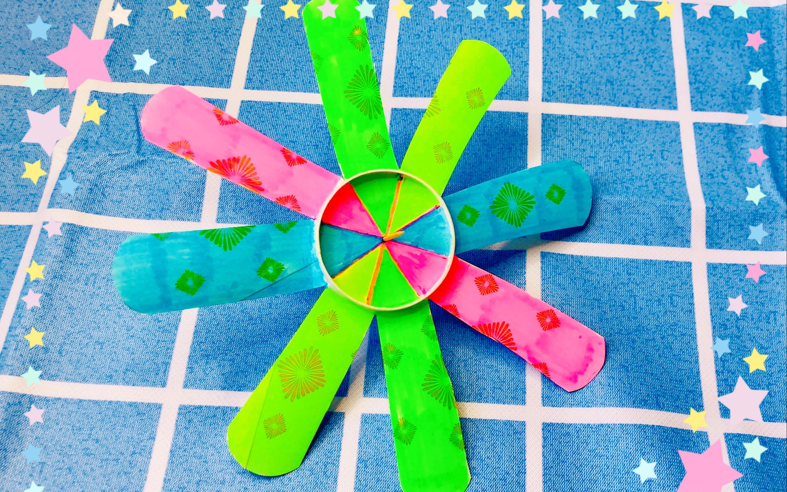 李卉老师带你做手工:陀螺