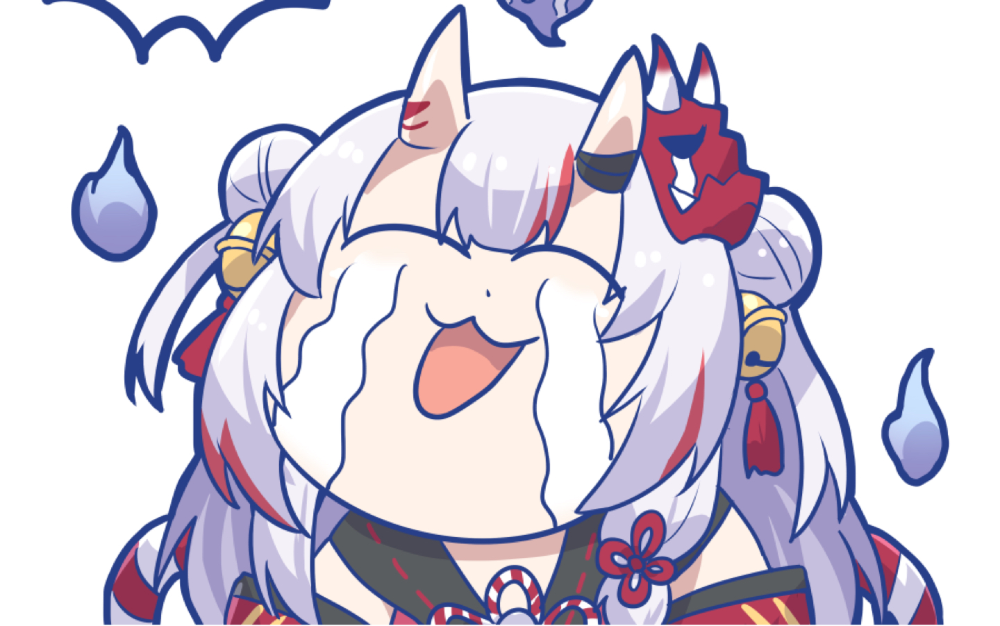 百鬼绫目打游戏时发出可爱声音的狗狗