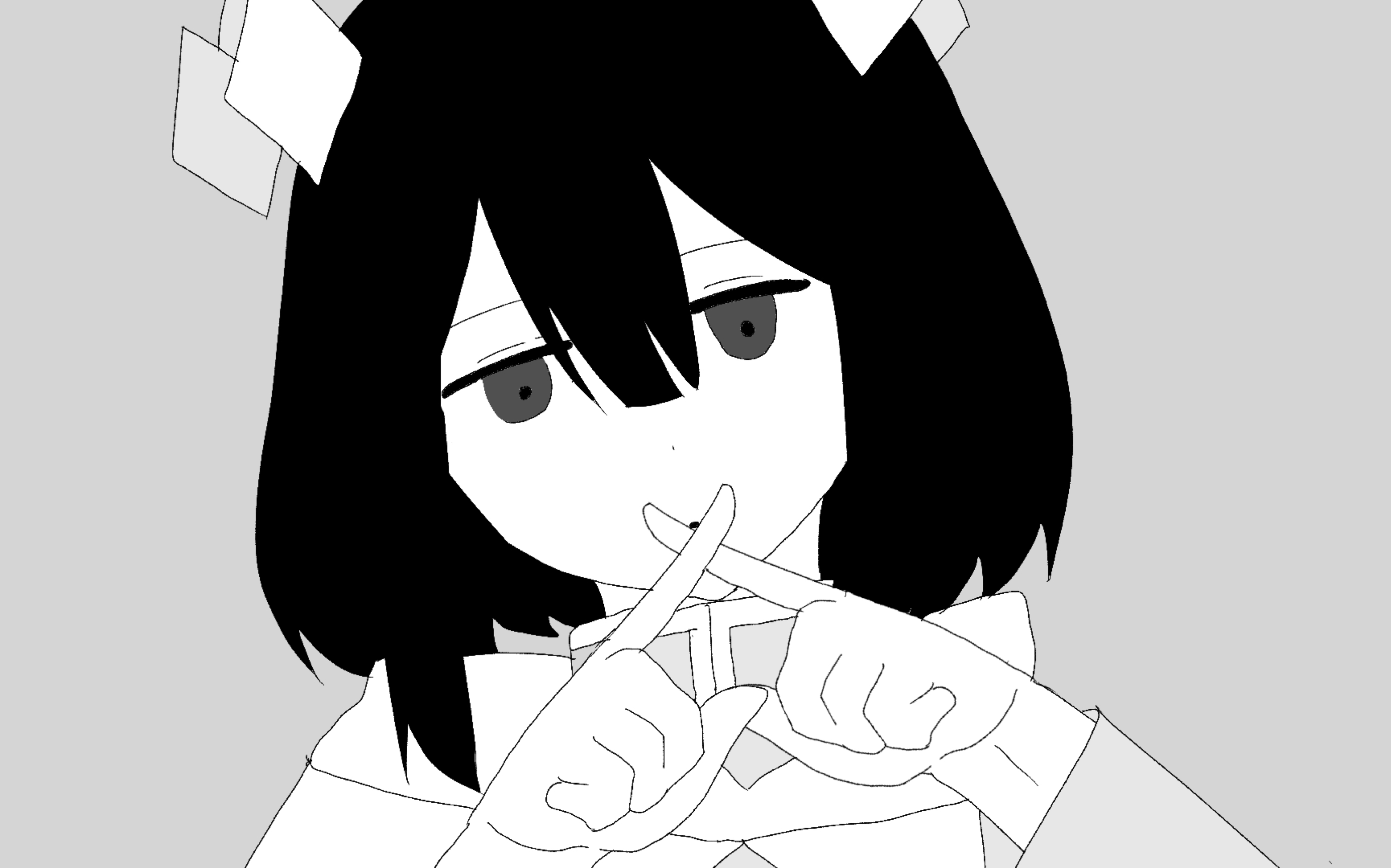 【手书】黑白组的食虫植物