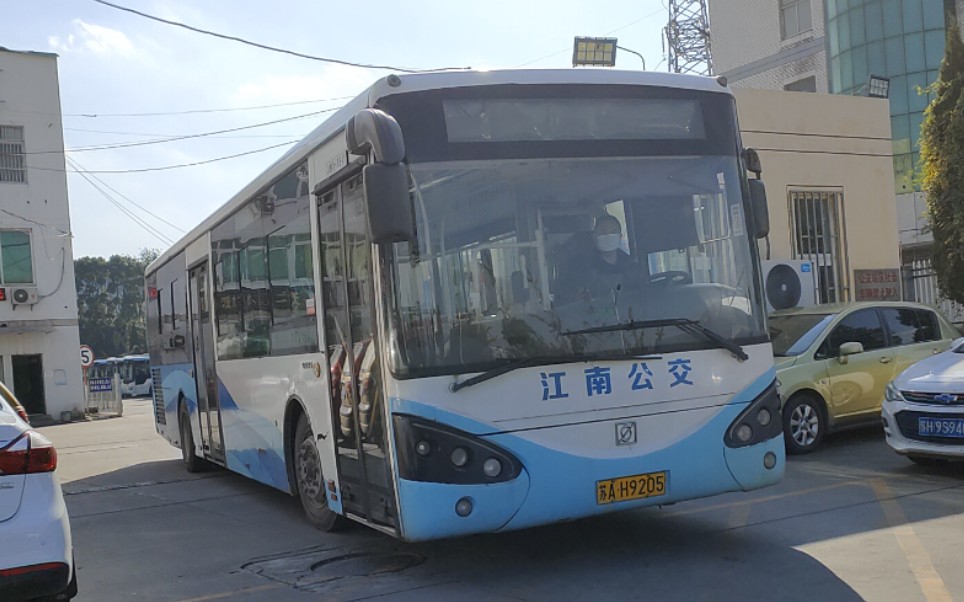 冬拍申沃南京公交64路南京开发区南京站北广场西前展pov