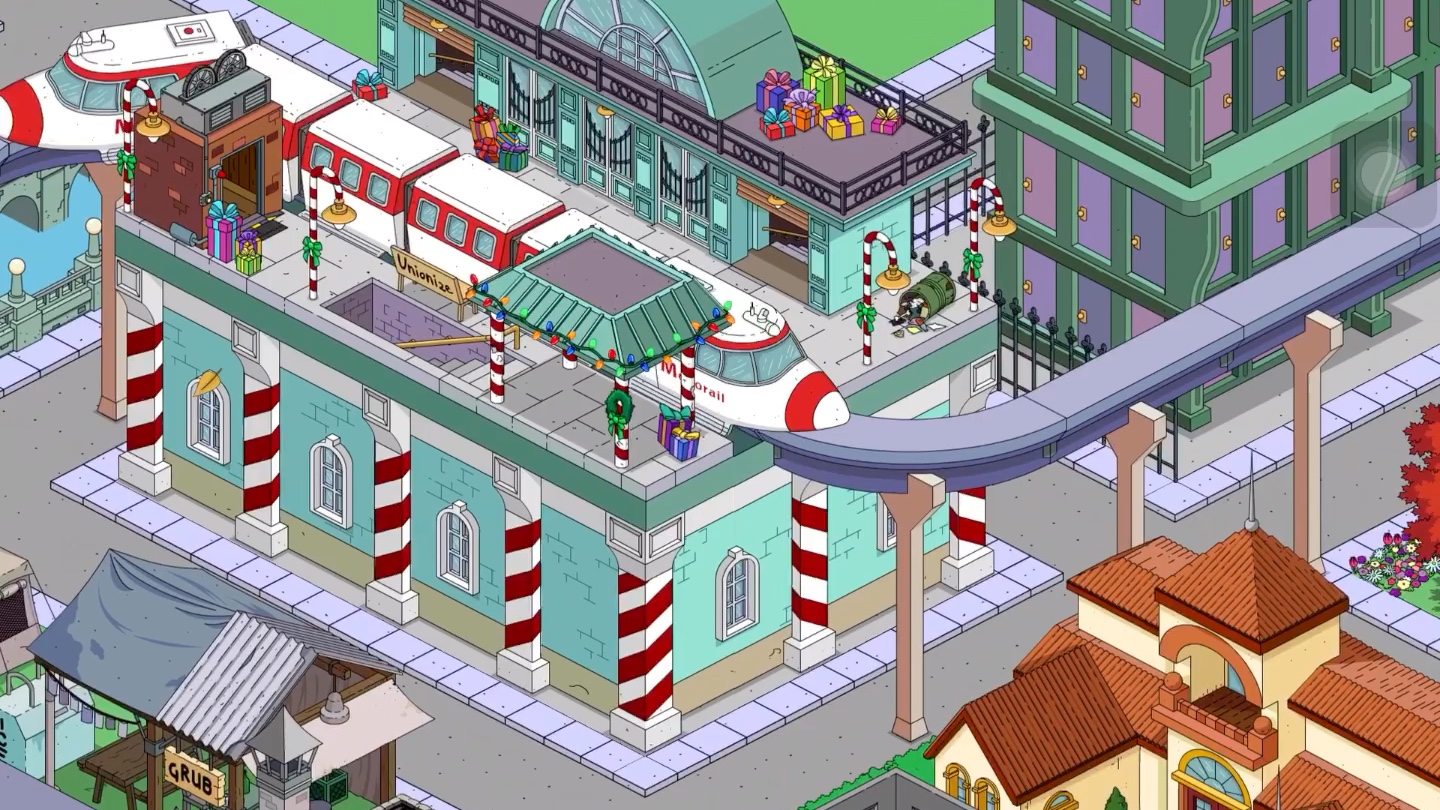 辛普森一家:当春田镇建好了有轨电车,出行不再发愁.