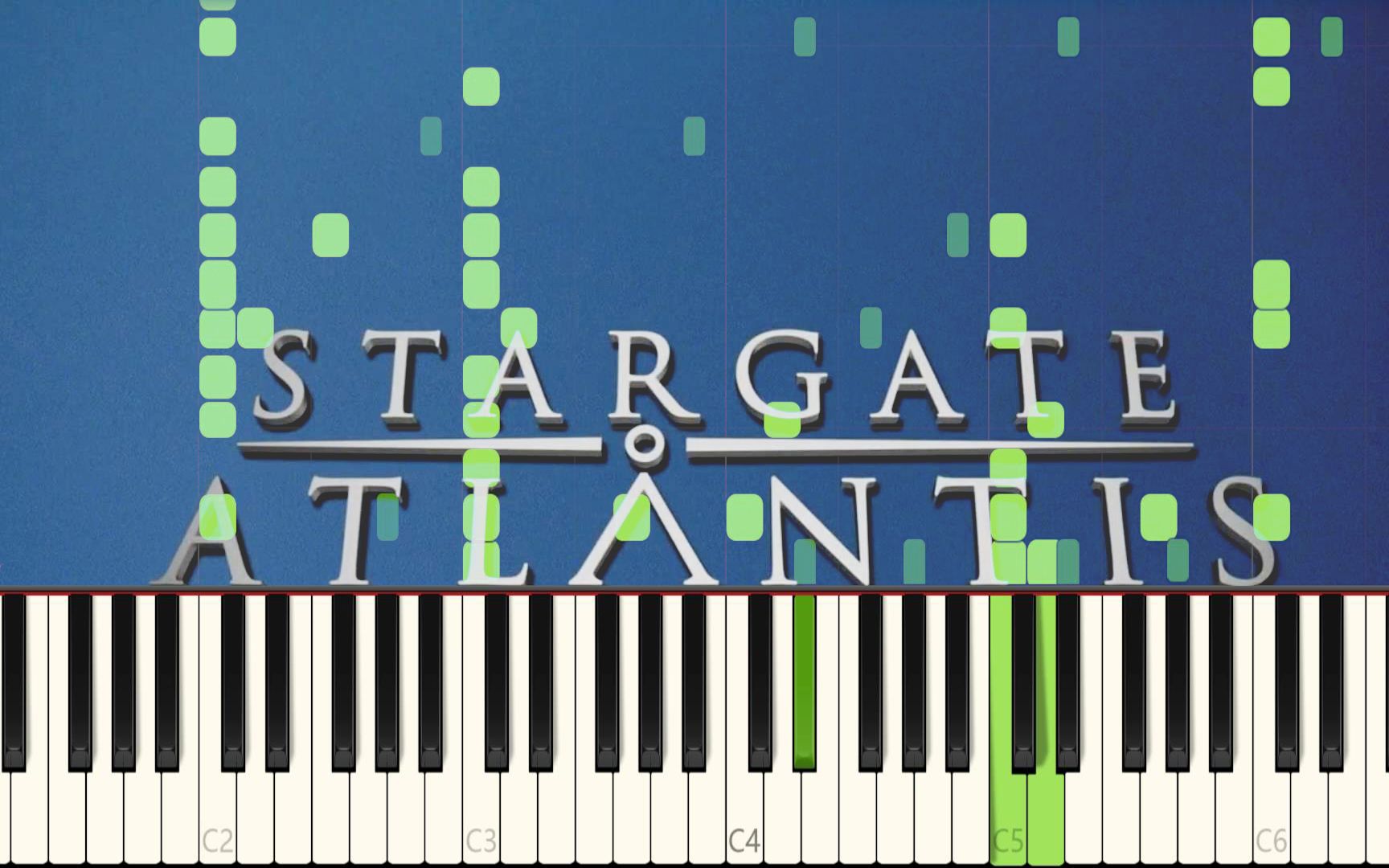 钢琴星际之门亚特兰蒂斯主题曲maintitle