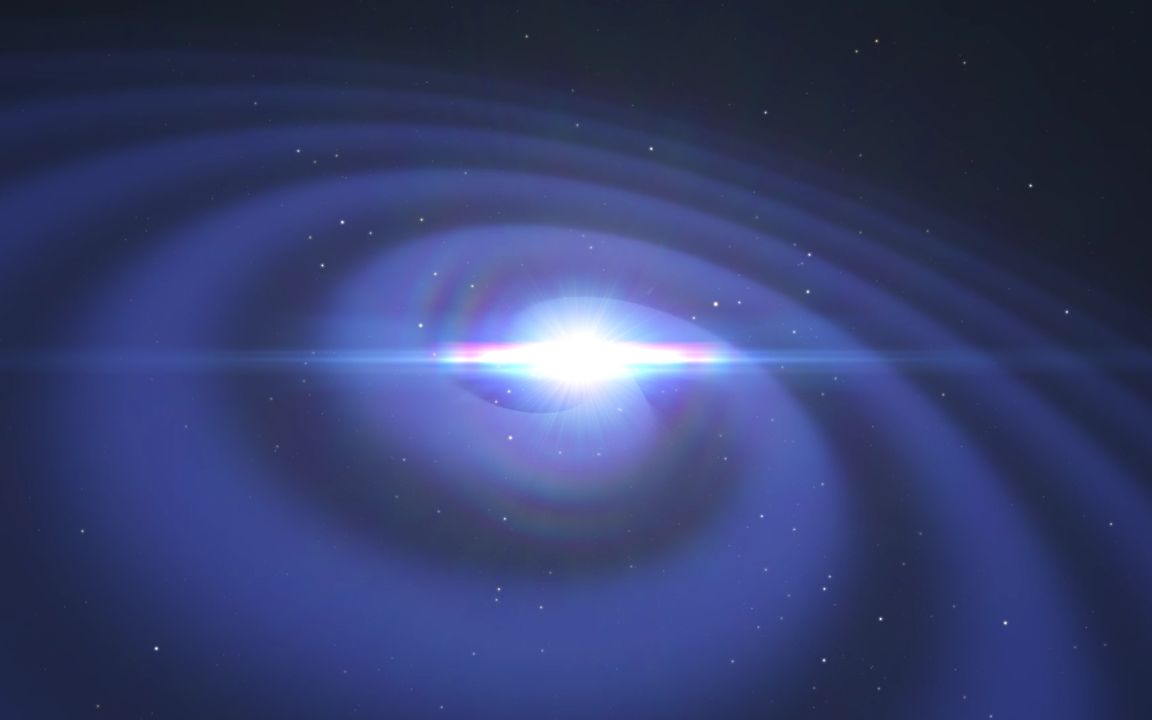 两颗中子星以爆炸合并