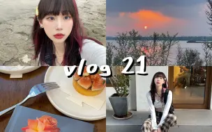 下载视频: vlog21♡离职回归校园｜忙里偷闲南京游｜滨江散步｜好吃的无花果塔｜挑染红色｜一起看日落吧 :)