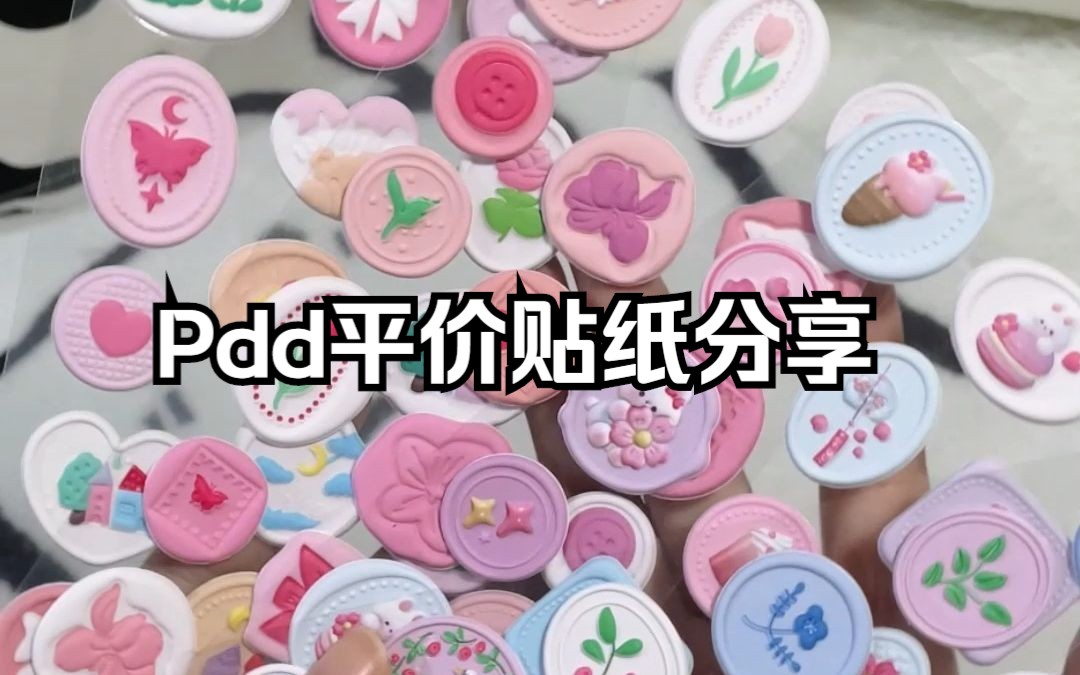 Pdd平价贴纸分享/只要个位数!哔哩哔哩bilibili