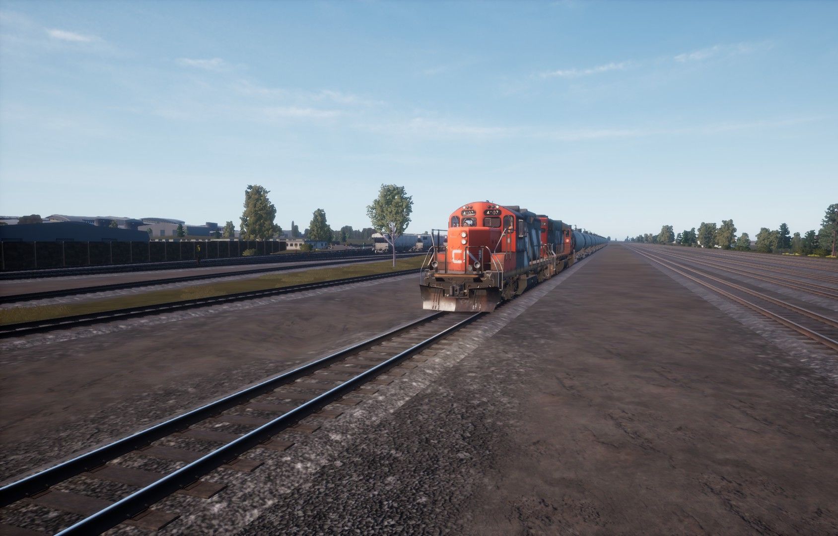 模拟火车世界2加拿大第47期u7061-03皇家莎行车道到湾景区道岔