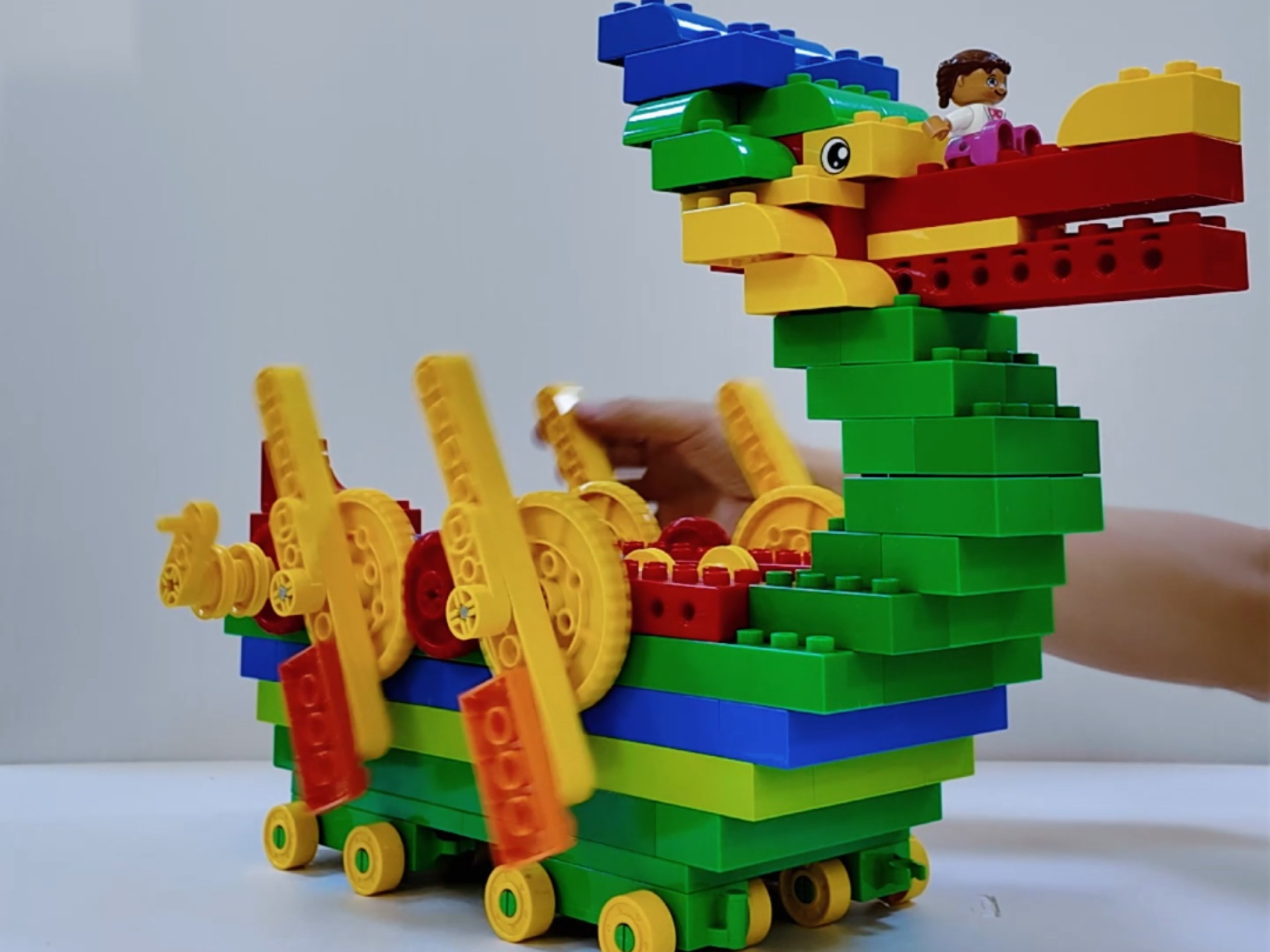 一千零一个积木作品008赛龙舟