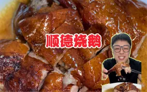 Download Video: 广东顺德体验480一只的烧鹅！皮脆肉嫩老下饭了！