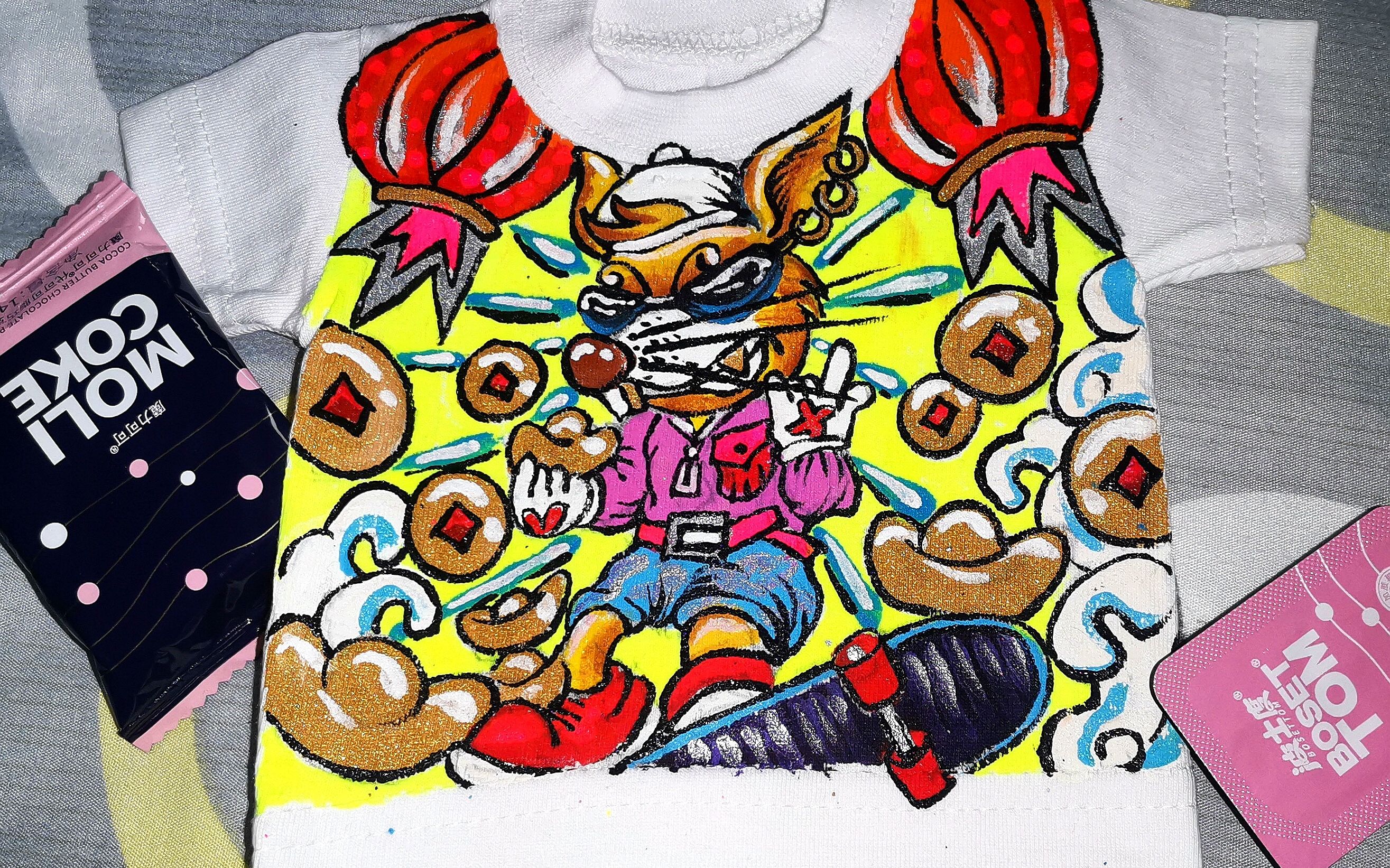 手绘t-shirt-鼠你最美~!鼠(数)钱更美~!