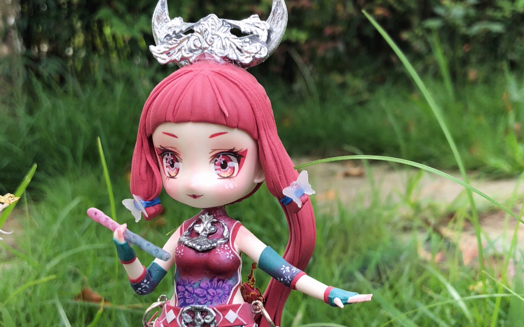 【超轻粘土】超可爱的小天使蚩梦q版制作分享