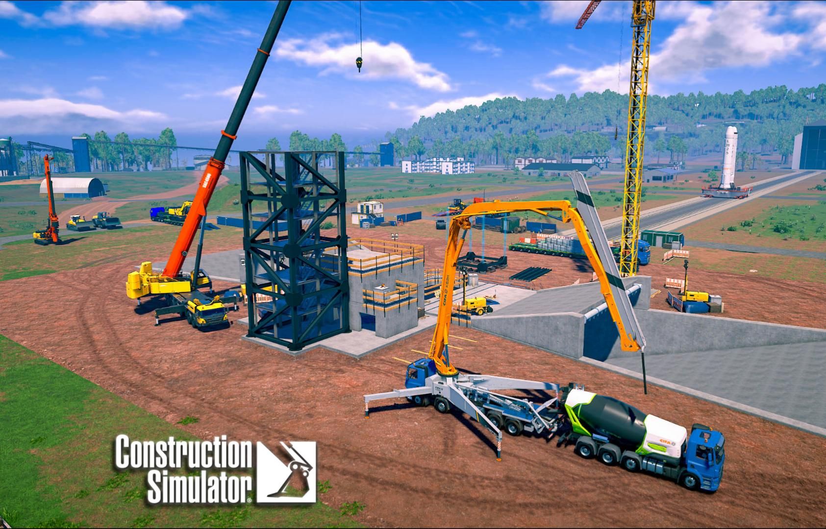 [图]《建筑模拟》搭建发射塔的主体部分 | Construction Simulator