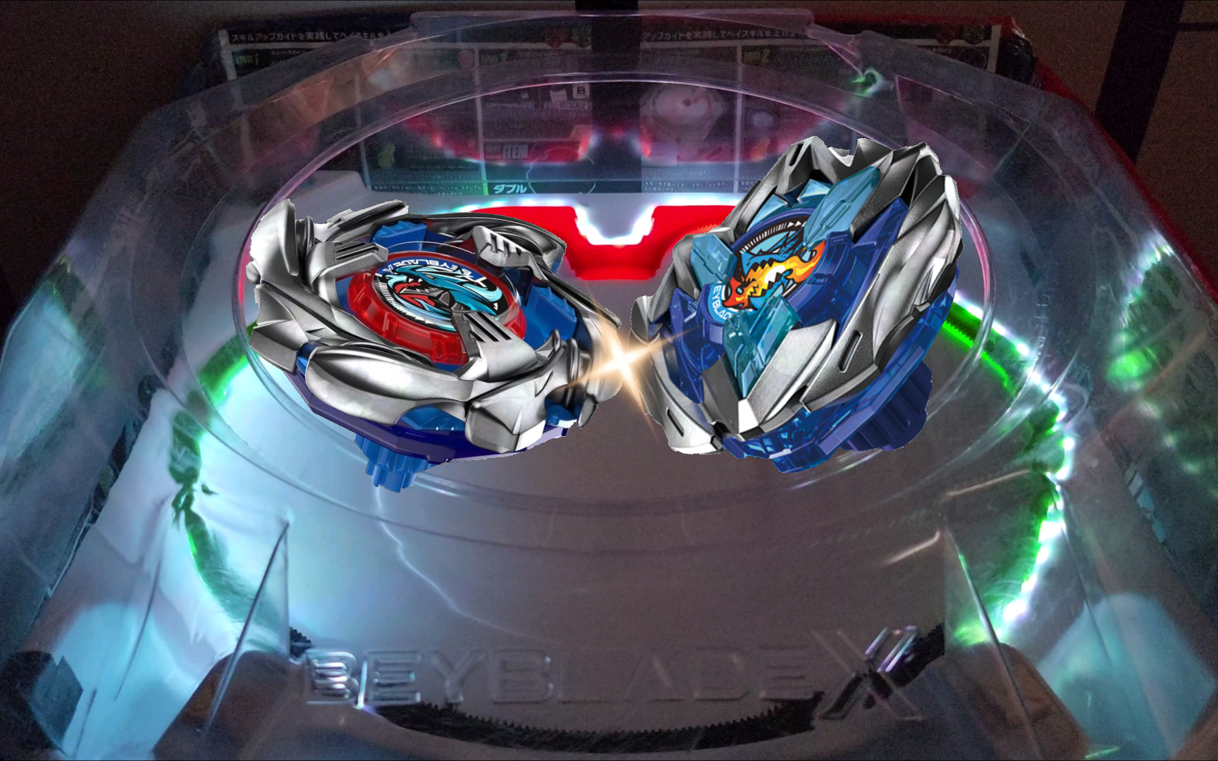 钴蓝青龙 vs 翔龙破坏剑!(爆旋陀螺x)
