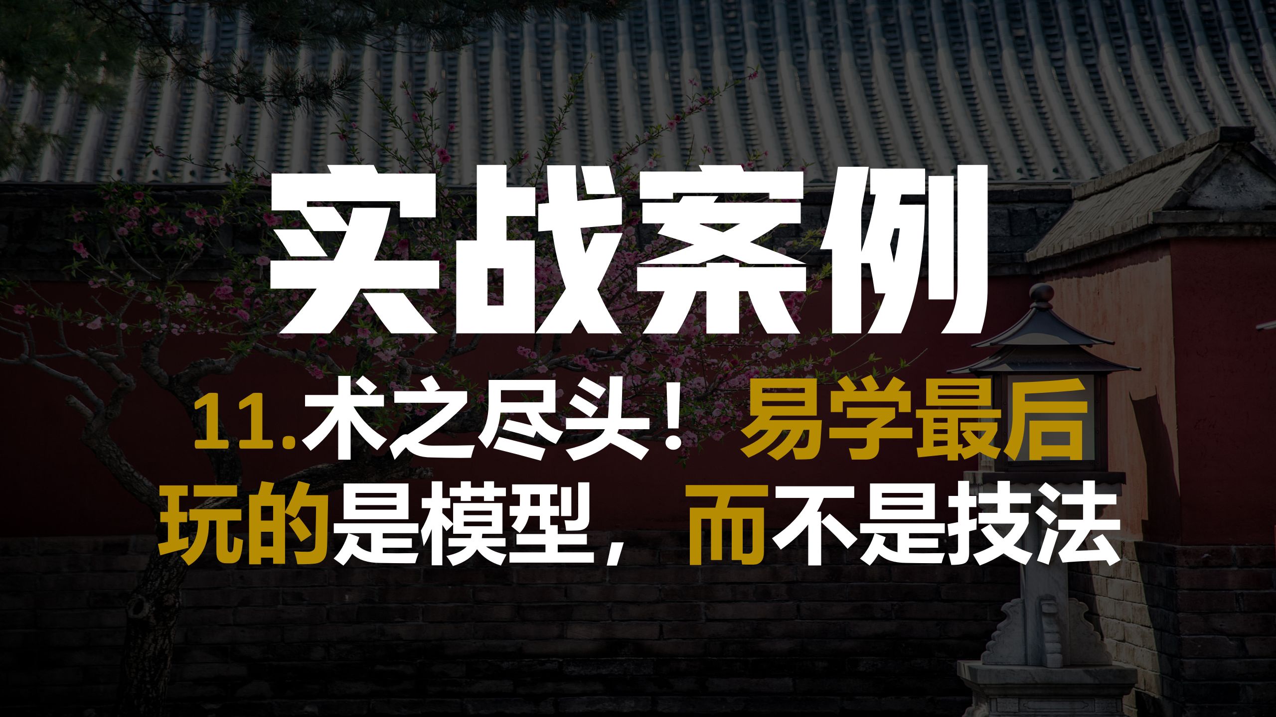 11.术数之尽头,为什么说术数最后玩的是模型,而不是技法.梅花象法案例两则,明确的象义对于信息判断会起多大的作用?哔哩哔哩bilibili