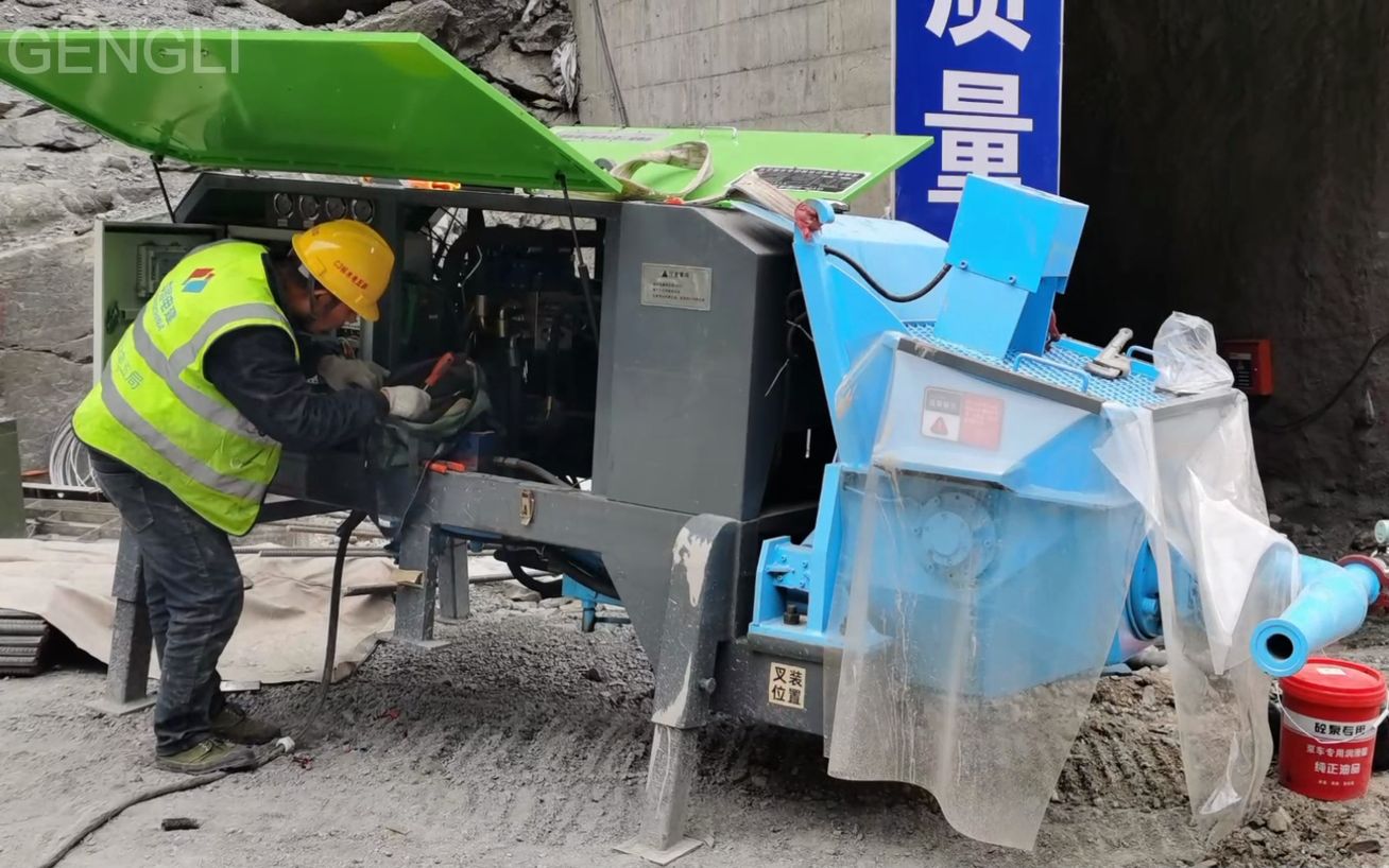gyp-90液压湿喷机,泵送式混凝土湿喷机,液压湿式喷浆机