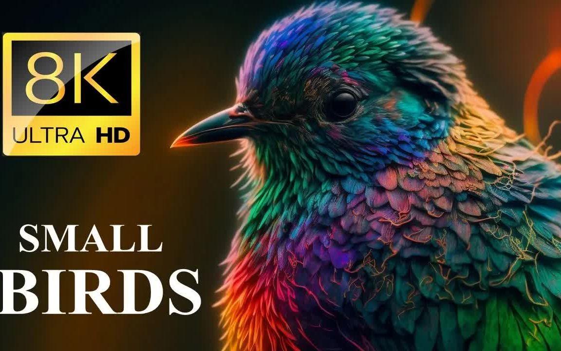 [图]小型鸟类 Small BIRDS 8K ULTRA HD with Names and Sounds