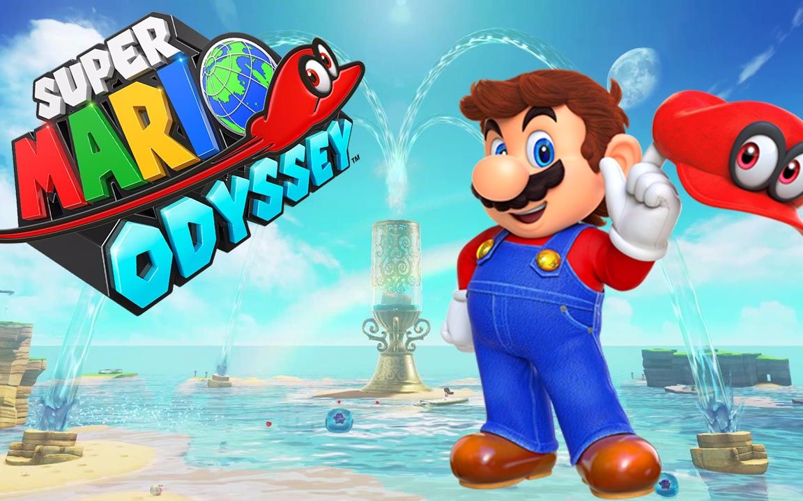 超级马里奥 奥德赛 #9 在海之国坐爆大章鱼 (super mario odyssey)